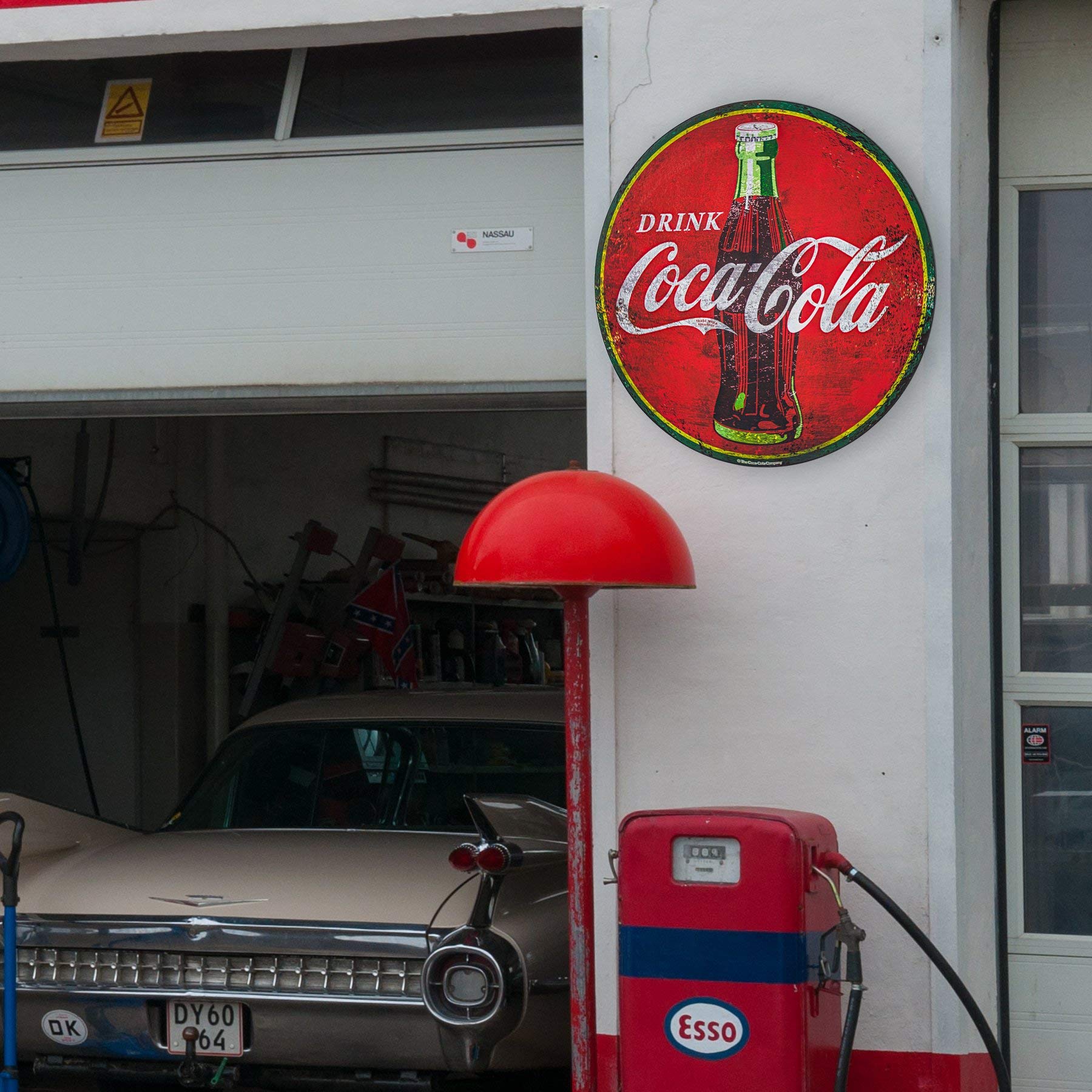 Coca-Cola レトロサイン 直径約40cm Amazon.co.jp: Drink Coca Cola 40インチ x 40インチ ラウンド